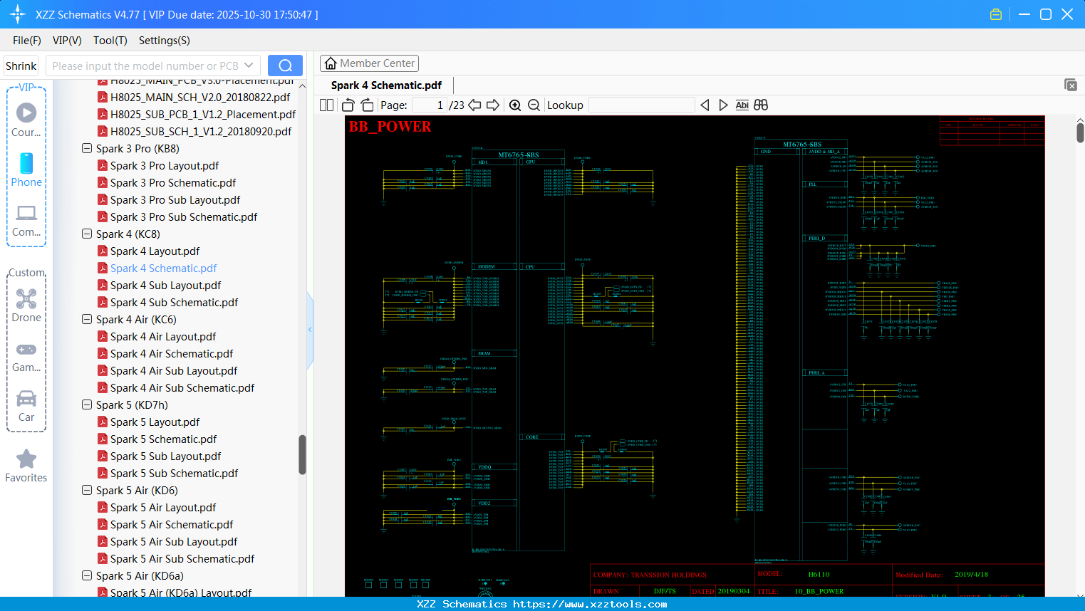 Tecno Spark 4 Schematic